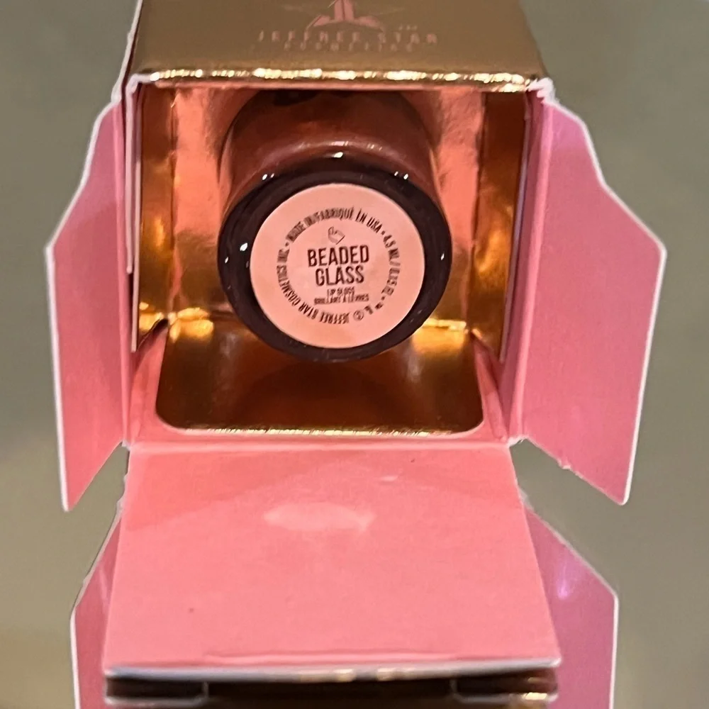Jeffree Star The Gloss, in color Beaded Glass. New in box!